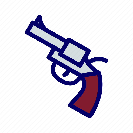 Cowboy, gun, pistol, shoot, weapon icon - Download on Iconfinder