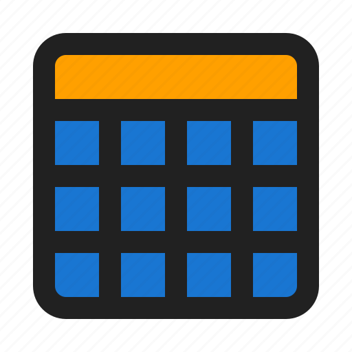 Table, cell, column, data, row, spreadsheet icon - Download on Iconfinder