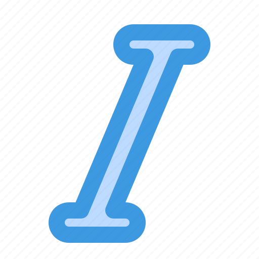 Italic, text, format, type, paragraph, font icon - Download on Iconfinder
