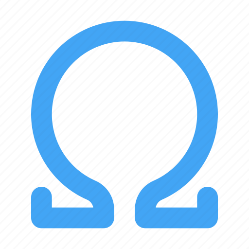 Omega, text, editor, document icon - Download on Iconfinder