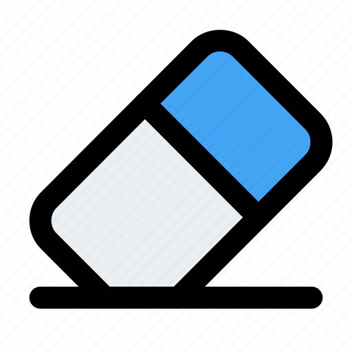 Eraser, text, editor, filled, tool icon - Download on Iconfinder