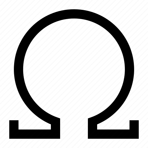 Greek, letter, omega icon - Download on Iconfinder