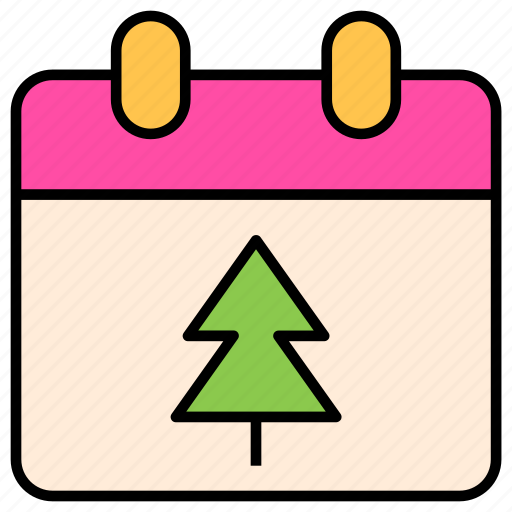Thanksgiving, calendar, event, day, tree icon - Download on Iconfinder