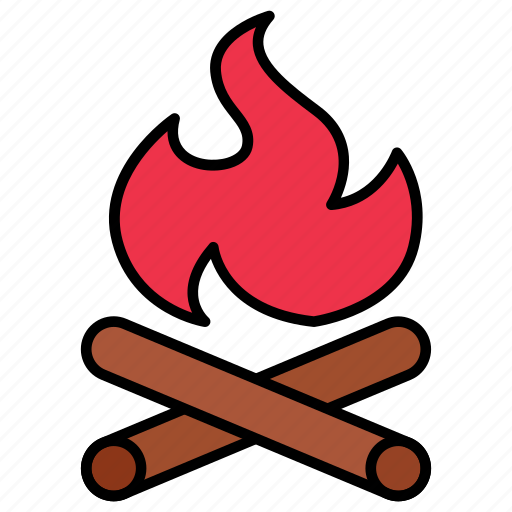 Thanksgiving, fire, campfire, camping, bonfire icon - Download on Iconfinder