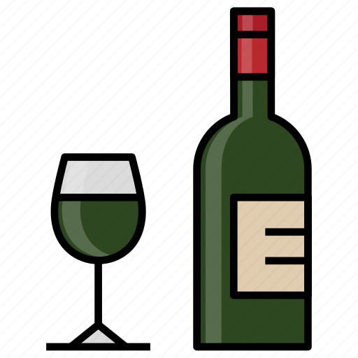 Thanksgiving, drink, wine, bottle, alcohol icon - Download on Iconfinder