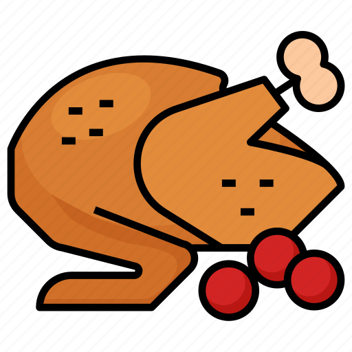 Thanksgiving, chicken, turkey, food, eating icon - Download on Iconfinder