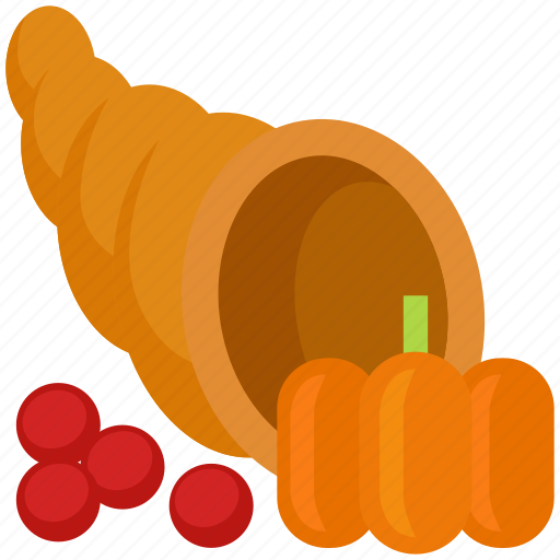 Thanksgiving, cornucopia, autumn, food, pumpkin icon - Download on Iconfinder