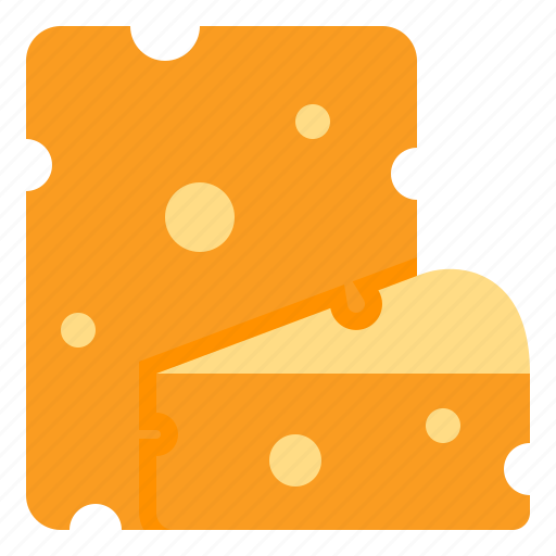 Cheese, cheeses, milk, milky, piece, healthy, food icon - Download on Iconfinder