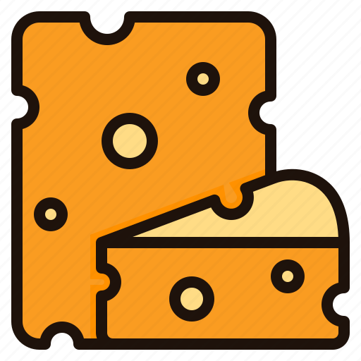 Cheese, cheeses, milk, milky, piece, healthy, food icon - Download on Iconfinder