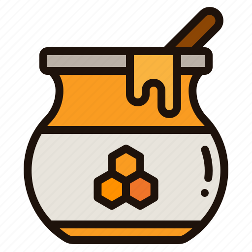 Honey, bee, honeycomb, food, organic, bees, sweet icon - Download on Iconfinder