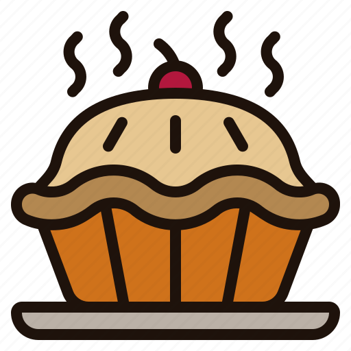 Pie, thanksgiving, cake, bakery, baker, dessert, food icon - Download on Iconfinder
