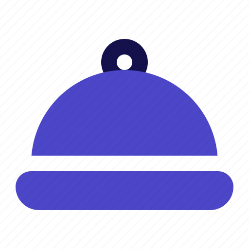 Cloche, food, tray, signal, dish, cover icon - Download on Iconfinder