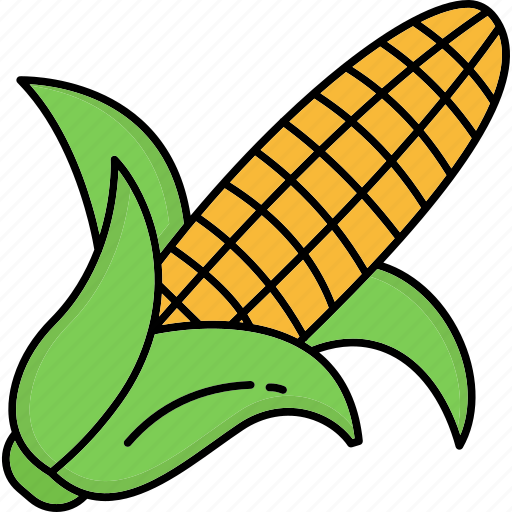 Corn, food, healthy, vegetable, vegetarian, tasty, fresh icon - Download on Iconfinder