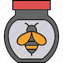 honey jar, honey, jar, sweet, food, honey-bottle, bee, healthy, honey-pot