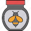 honey jar, honey, jar, sweet, food, honey-bottle, bee, healthy, honey-pot 