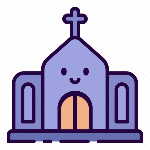 Church, cross, christian, building, catholic, religion, pray icon - Download on Iconfinder