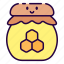 honey, jar, bee, honeycomb, apiary, beehive, hive, food, sweet