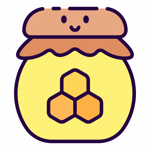 Honey, jar, bee, honeycomb, apiary, beehive, hive icon - Download on Iconfinder