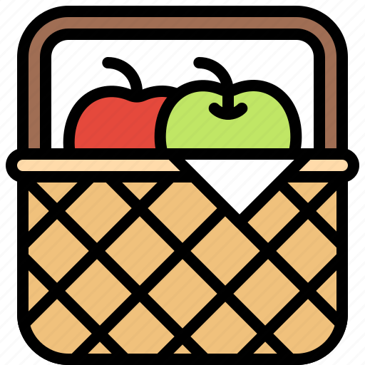 Apples, basket, fresh, fruits, healthy icon - Download on Iconfinder
