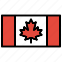 canada, country, decoration, flag, nation