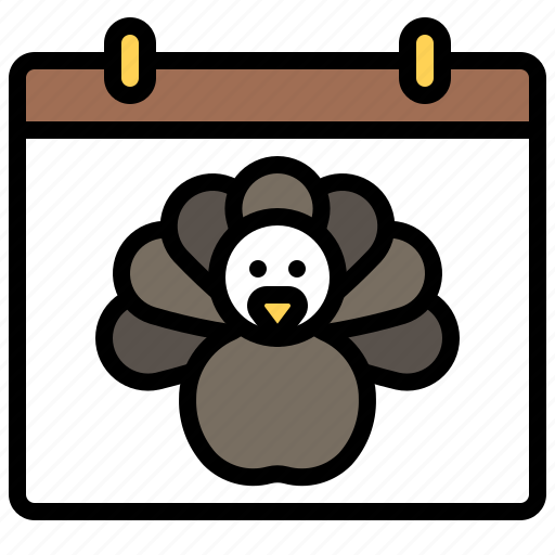 Calendar, date, schedule, turkey icon - Download on Iconfinder