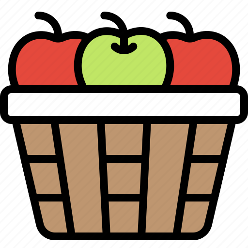 Apples, basket, fresh, fruits, healthy icon - Download on Iconfinder
