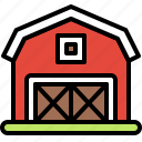 building, farm shed, house, livestock, red house