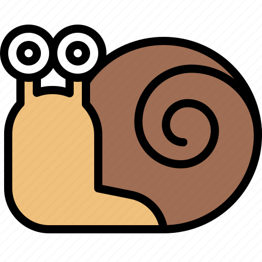 Coiled shell, gastropod, patience, slow, snail icon - Download on Iconfinder