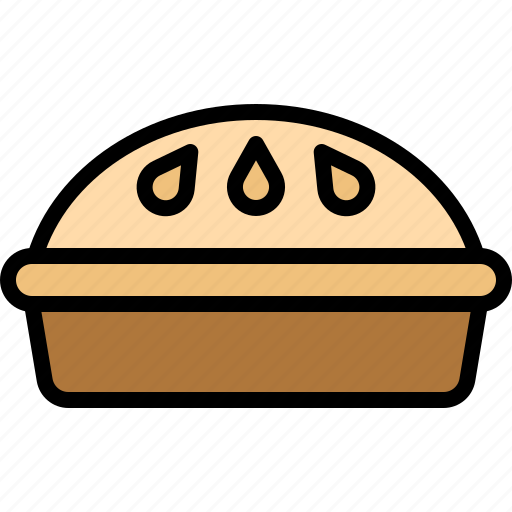 Baking, celebration, dessert, pin, pumpkin pie, sweet icon - Download on Iconfinder