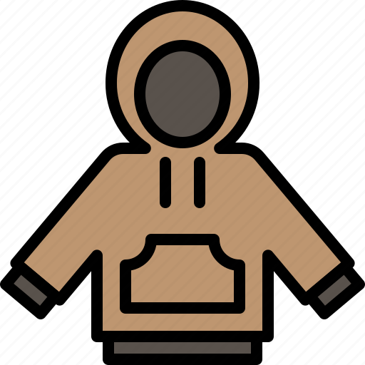 Clothes, fashion, hooded sweatshirt, hoodie, hoody, sweatshirt icon - Download on Iconfinder