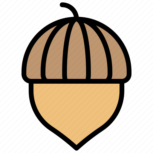 Acorn, nut, oaknut icon - Download on Iconfinder