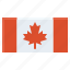 canada, country, decoration, flag, nation 