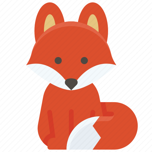 Animal, bushy tail, cunning, fox, red fox, wildlife icon - Download on Iconfinder