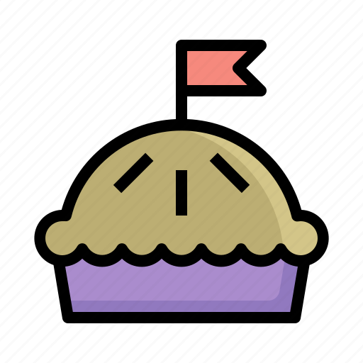 Pie, baked, dessert, thanksgiving, sweet, bakery icon - Download on Iconfinder