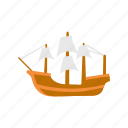 boat, mayflower, pirate ship, ship