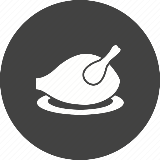 Food, meat, roast, roasted chicken, roasted turkey, turkey icon - Download on Iconfinder