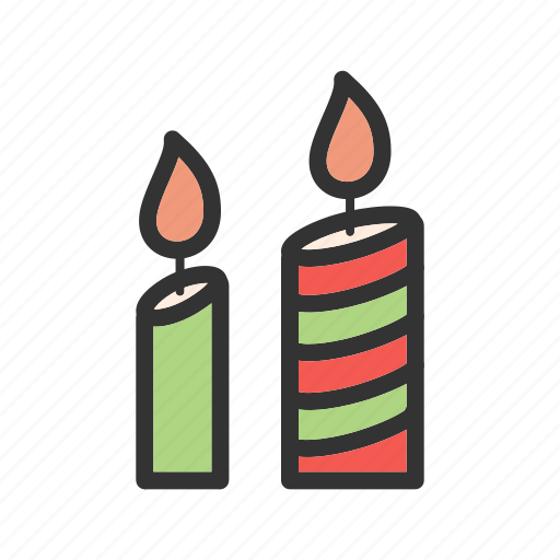 Candle, candle light, decoration, fire, lamp, party icon - Download on Iconfinder