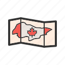 canada, flag, geography, image, leaf, map, north