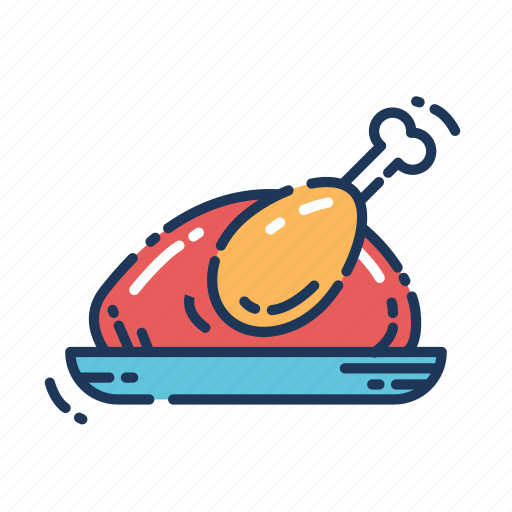 Turkey, chicken, food, roast, thanksgiving icon - Download on Iconfinder