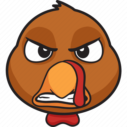 Cartoon, emoji, holiday, smiley, thanksgiving, turkey icon - Download on Iconfinder