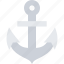 anchor, ship, boat, sea, ocean, water, drop 