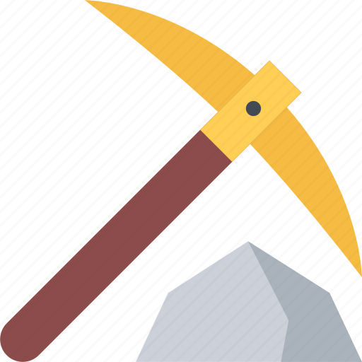 Pickaxe, tool, construction, creative, work, shape, business icon - Download on Iconfinder