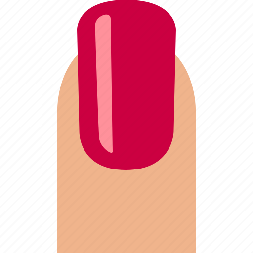 Finger, fingernail, keratin, long, manicure, nail, red icon - Download on Iconfinder
