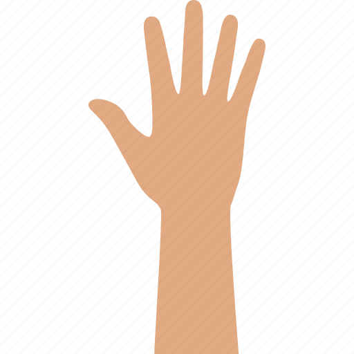 Arm, fingers, hand, participation, raised, volunteer, volunteering icon - Download on Iconfinder