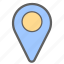 direction, gps, location, map, navigation, pin 