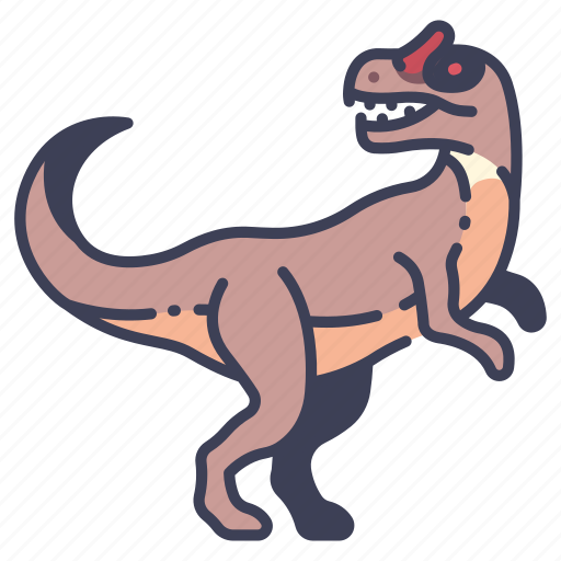 Allosaurus, ancient, animal, dino, dinosaur, jurassic, wild icon - Download on Iconfinder