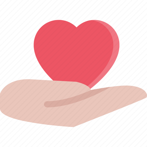 Hand, heart, love, valentine, wedding, romance, like icon - Download on Iconfinder