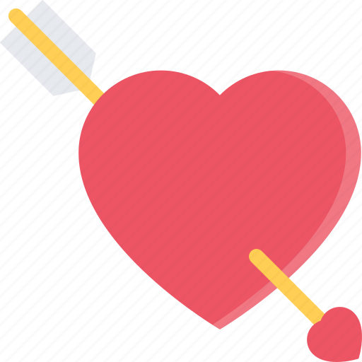 Heart, arrow, love, romance, arrows, valentine, romantic icon - Download on Iconfinder