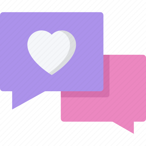 Love, talk, heart, valentine, romance, wedding, romantic icon - Download on Iconfinder