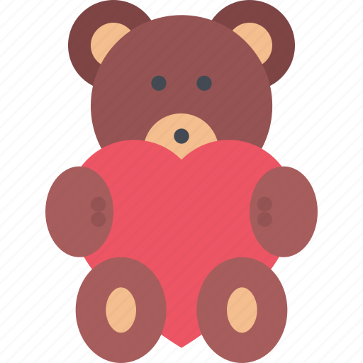 Teddy, bear, love, heart, valentine, romance, wedding icon - Download on Iconfinder